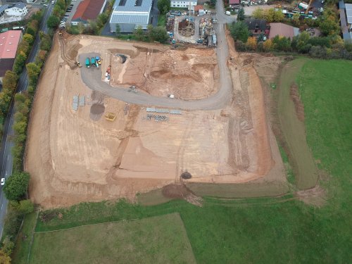 Das Gewerbegebiete wird erweitert (Stand Oktober 2019) 